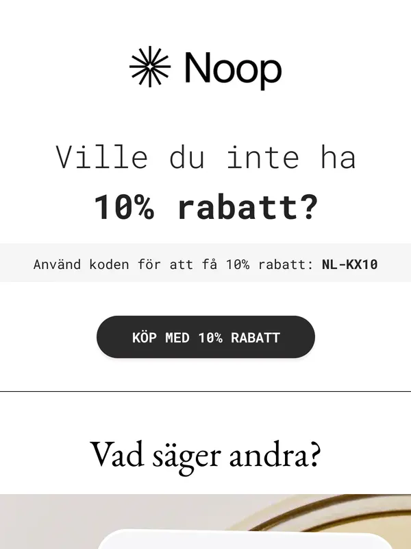 Exempel på konverteringsoptimerad e-postdesign och copy